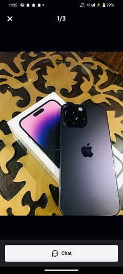 IPhone 14 pro max 512gb deep purple Non PTA non Active