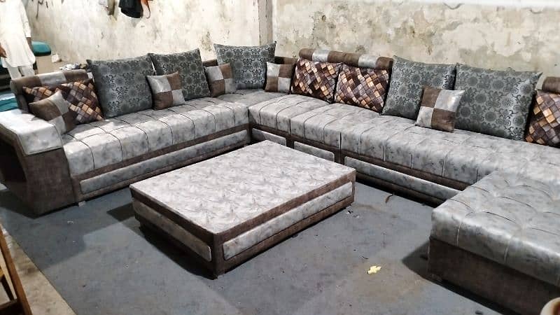 new ten seater sofa with four stools 0