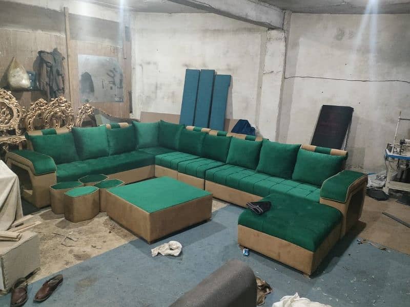 new ten seater sofa with four stools 3