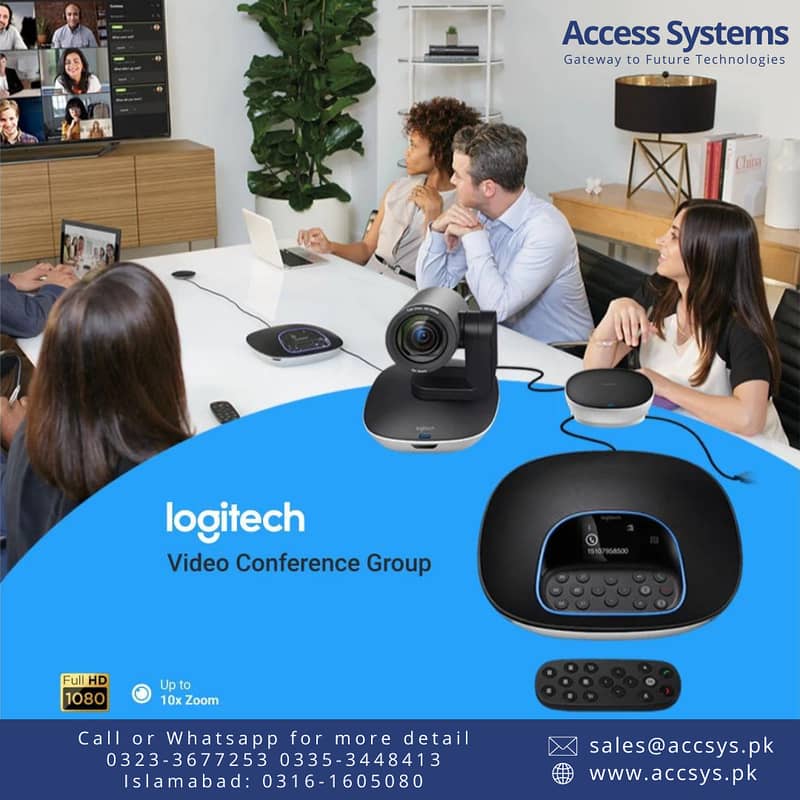 Video Conferencing Logitech Group | Meetup | Rally | Bar Conference 2