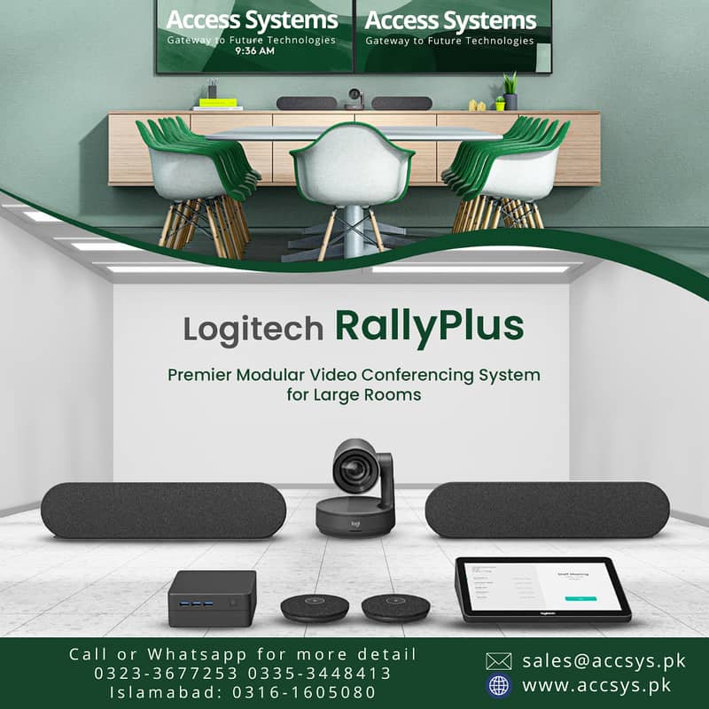 Video Conferencing Logitech Group | Meetup | Rally | Bar Conference 3