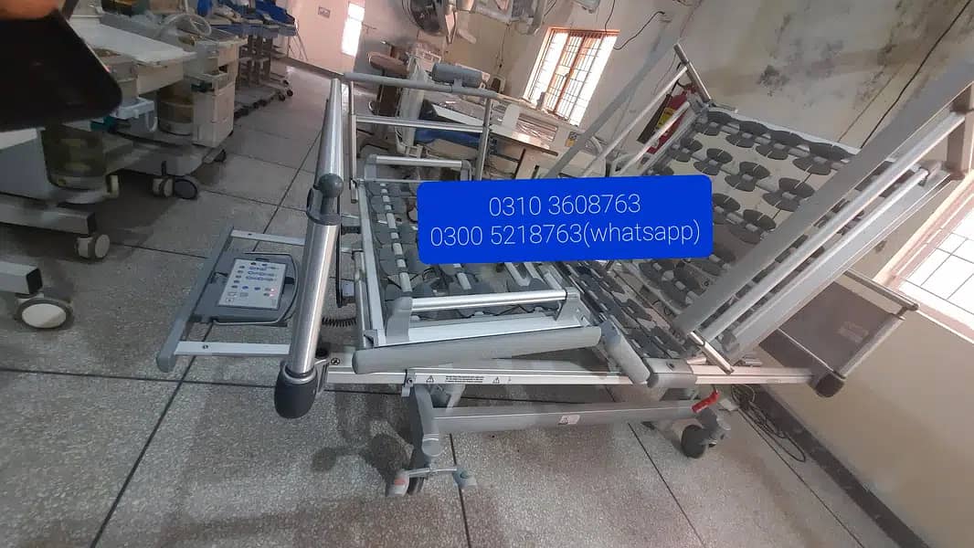 Hospital patient electric ICU bed for clinics-USA & UK Imported   Desc 6