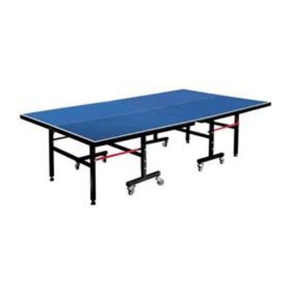 TABLE TENNIS TABLE CHIP BOARD 4WHEELS FOLDABLE 4