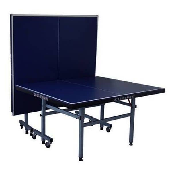 TABLE TENNIS TABLE CHIP BOARD 4WHEELS FOLDABLE 7