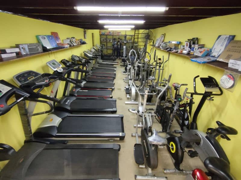 Treadmill cycles benches and exercise fitness gym machines 9