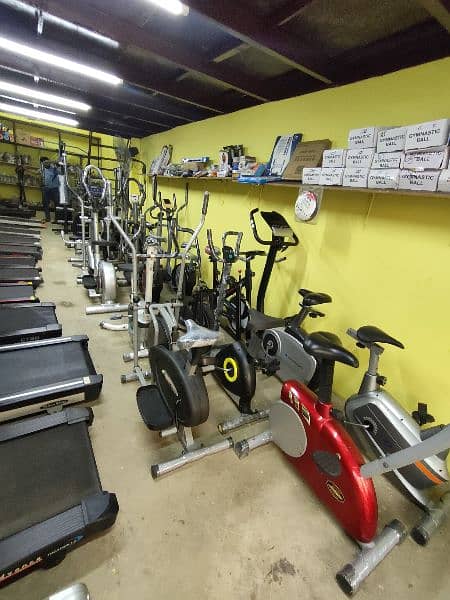 Treadmill cycles benches and exercise fitness gym machines 12