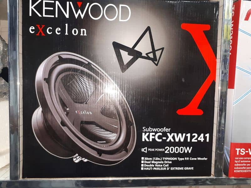 kenwood kfc- xw1241 woofer Pioneer ts w 310s4 woofer 1