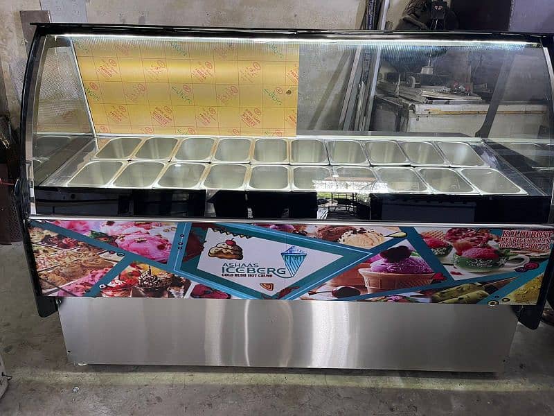 Ice Cream Display Counter Freezer 11