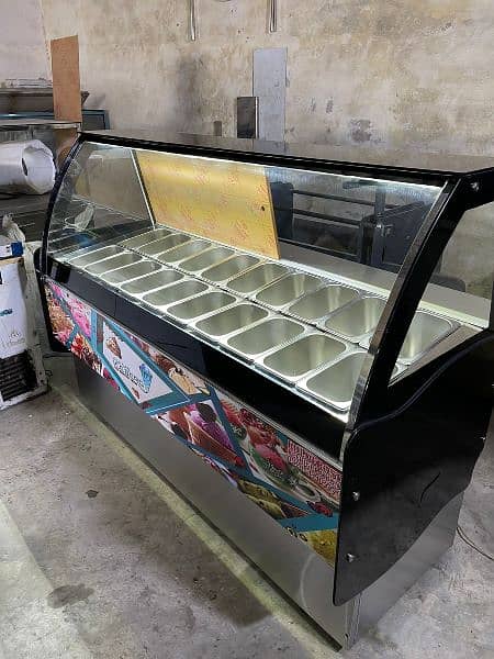 Ice Cream Display Counter Freezer 15