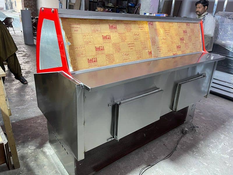 Meat Display Chiller Horizontal for sale new latest 2