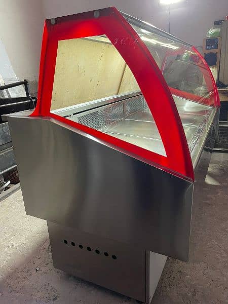 Meat Display Chiller Horizontal for sale new latest 4