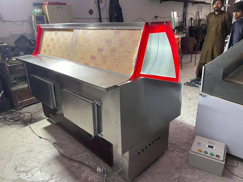 Meat Display Chiller Horizontal for sale new latest 6