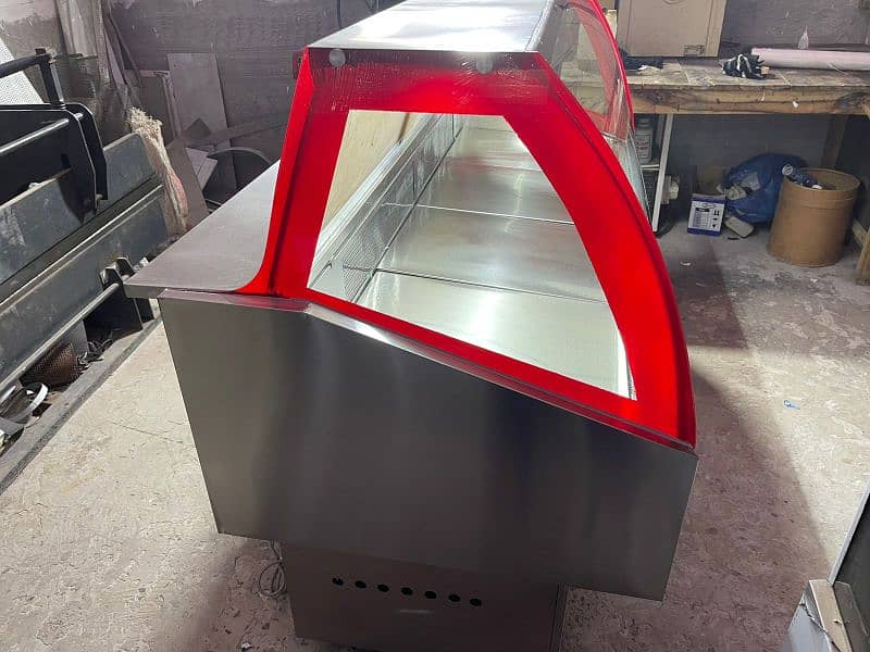 Meat Display Chiller Horizontal for sale new latest 7