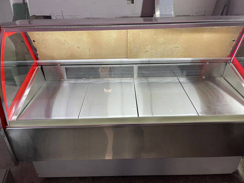Meat Display Chiller Horizontal for sale new latest 8
