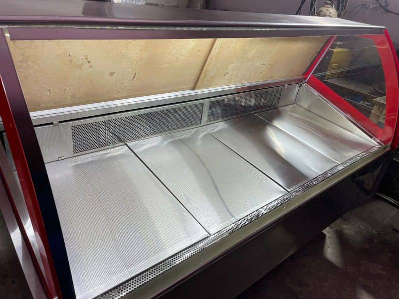 Meat Display Chiller Horizontal for sale new latest 9