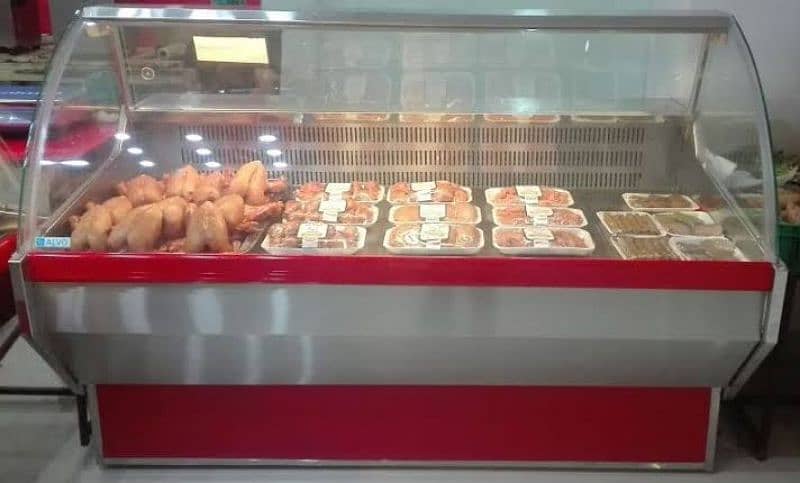 Meat Display Chiller Horizontal Counter 2