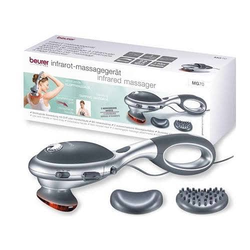 Handheld Percussion Massager With Removable Handle And Infrared Heat 0