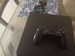 ps4 slim 500gb with box and games