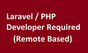Laravel PHP develop required