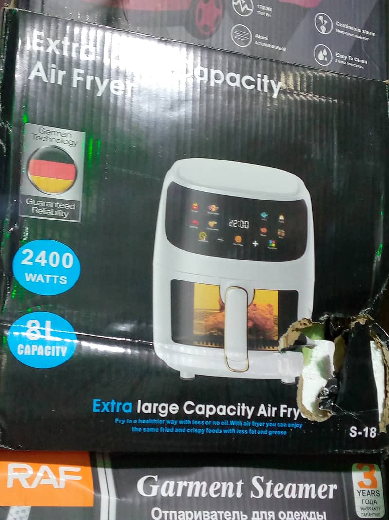 New) Silver Crest Glass Window Air Fryer - 8 Ltr Capacity 3