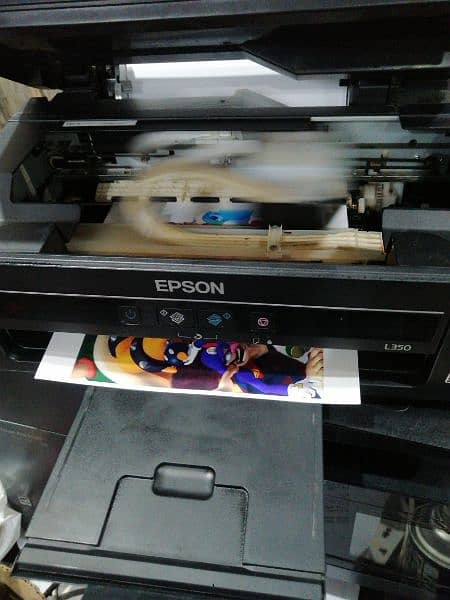 Epson L360 colour printer nozzle result 100% print copy scan 2