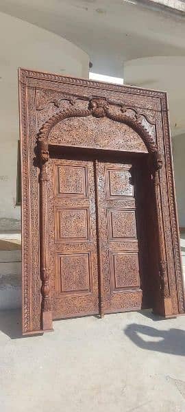 dayer doors/ antique door/ furniture/ bed/ swati furniture 2