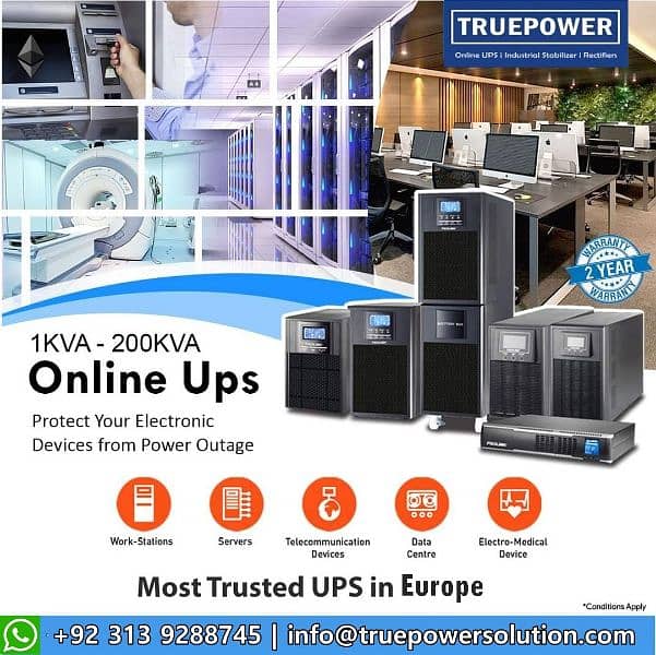 Online UPS Industrial Stabilizer 1000kva 300kva 200kv 100kva 30k AVR 10