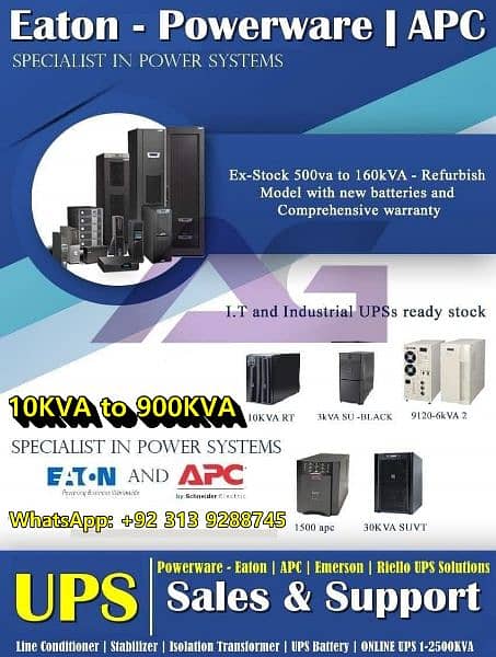 Online UPS Industrial Stabilizer 1000kva 300kva 200kv 100kva 30k AVR 13