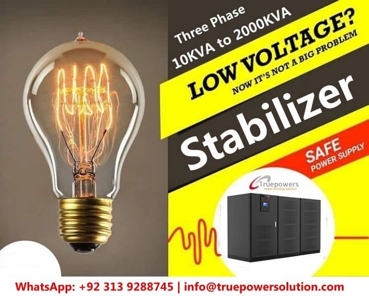 Stabilizer 3000kva 2000kva 1000kva 300kva 200kv 100kva 30k AVR 3 Phase 13