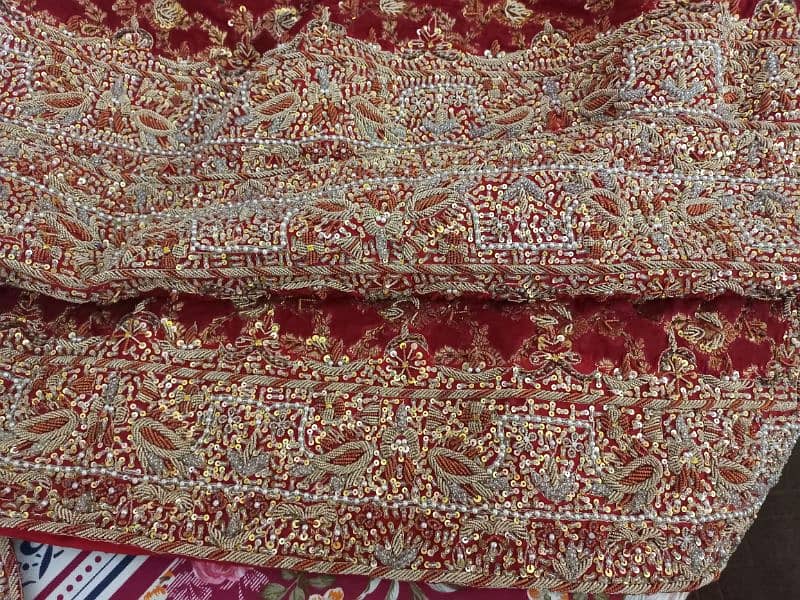 Dulhan Lehnga with heavy work only one time used 1