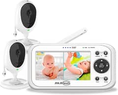 JSLBtech Video Baby Monitor with Camera 5" LCD Screen Two-Way Audio 0
