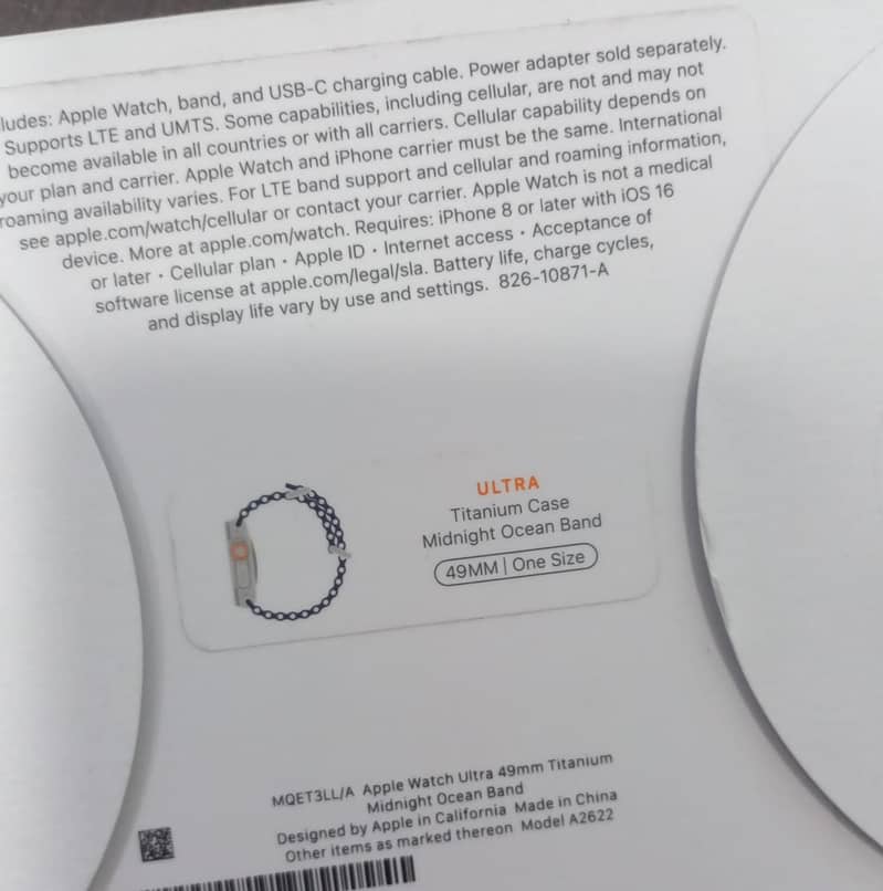 APPLE WATCH ULTRA 2 49MM BLUE ALPINE LOOP BOX PACK 4