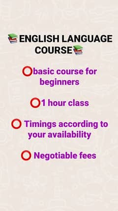 BASIC ENGLISH LANGUAGE COURSE