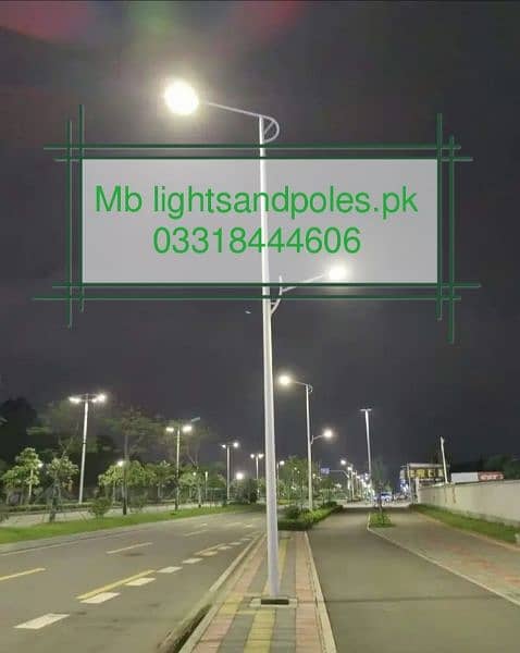 Steel Poles, Solar light Led  ,Decorative lights, Lightsandpoles. pk 5