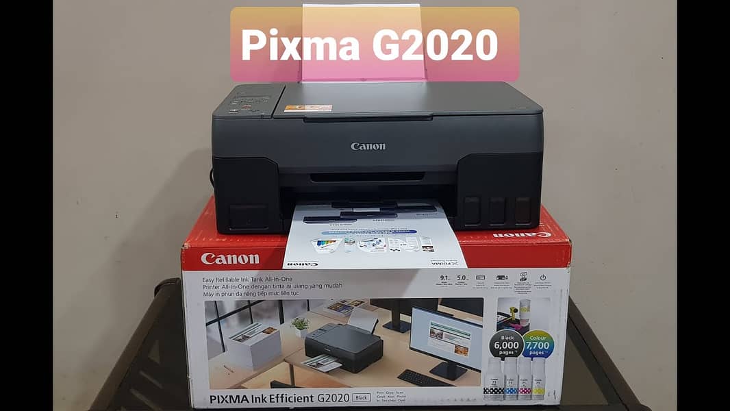 Canon Ink Tank Pixma G2020 (Print, Copy, Scan) X-Ray printer 0