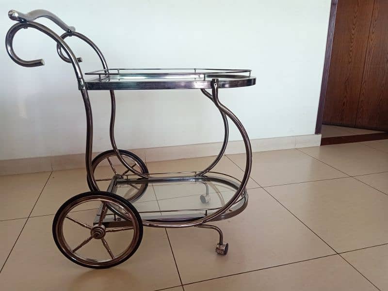 Tea trolley silver imported 8