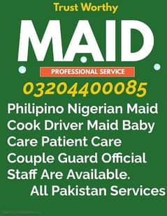 Maid Babysitter services available here