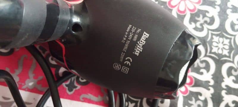 BABYLISS Paris Hairdryer 2200 watt 2in1 cool&hot  imported 1