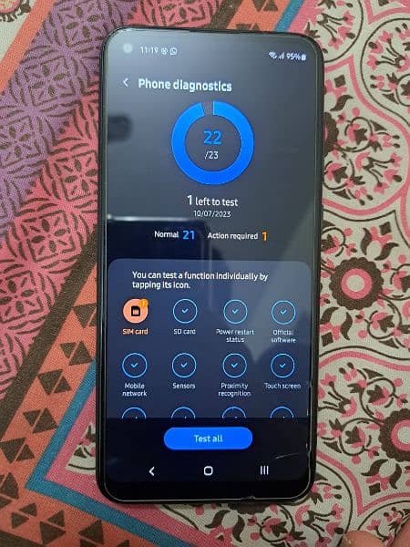 Samsung A11 black with box 2/32gb 7