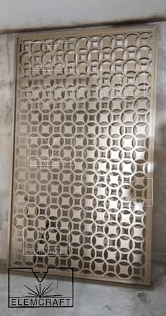 CNC metal laser sheet jali grill pattern house lazer modern design art