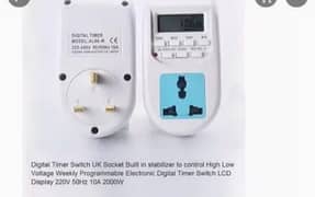 Automatic ON OFF digital programmable Timer EU plug delivery avail