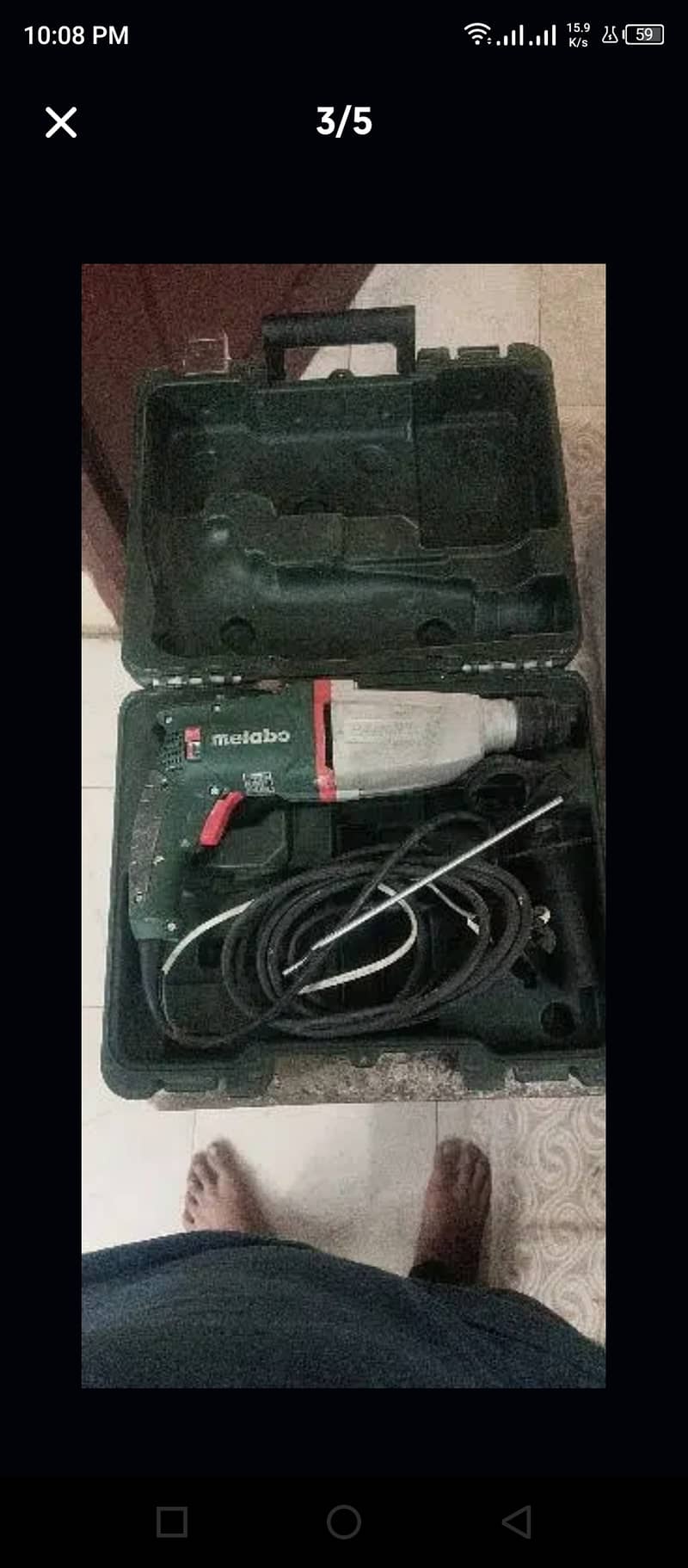 Metabo Hammer Drill With Box (800W) 2