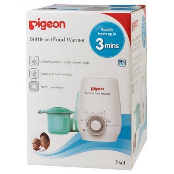 Brand new Pigeon food and bottles warmer 3