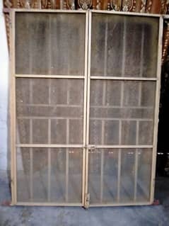 32*42 inch window with jali door, require fresh paint
