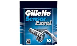 Gillette Sensor Excel Cartridge Pack Of 10’s Refills Original Poland 0