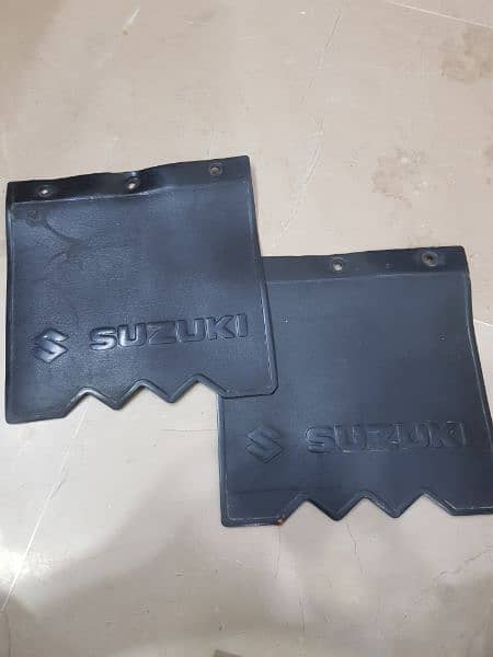SUZUKI Original back Mud Flaps for Bolan and Ravi for sale. 1
