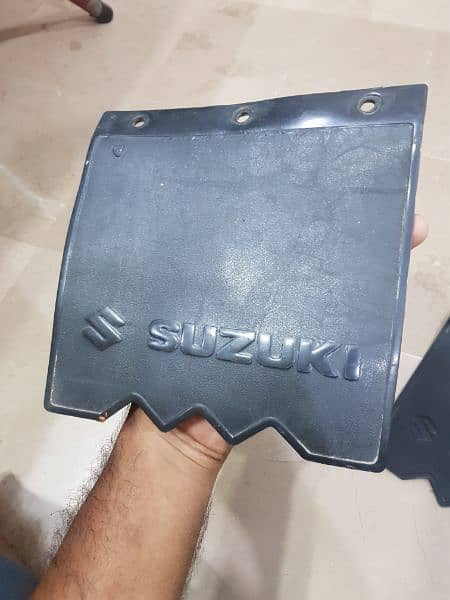 SUZUKI Original back Mud Flaps for Bolan and Ravi for sale. 2