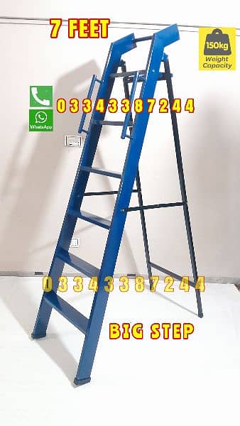 FOLDING LADDER 7 FEET. EASILY USE BEST FOR CLEANING GYM ,INDOOR 0