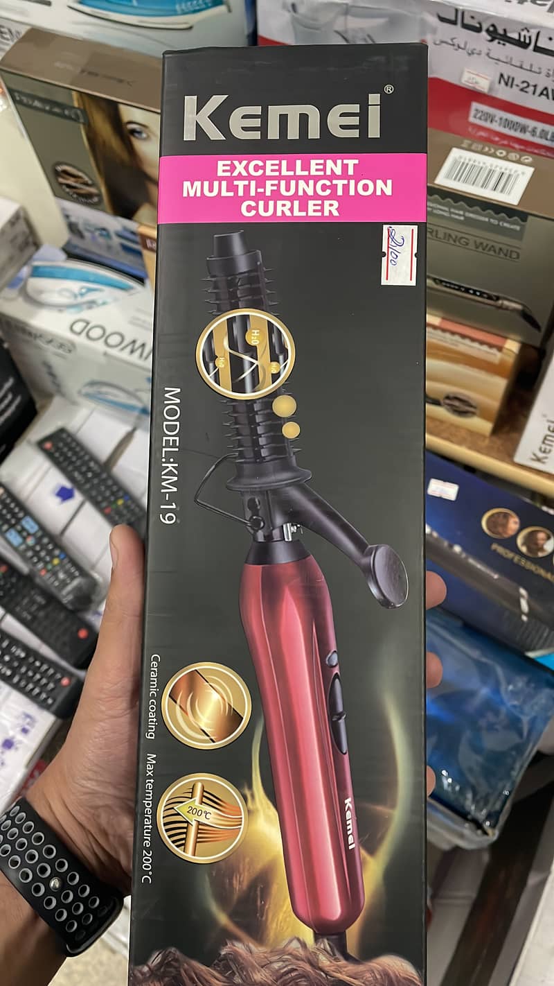 Hair curler Km-19 Professional Ceramic Hair Curler 03334804778 2