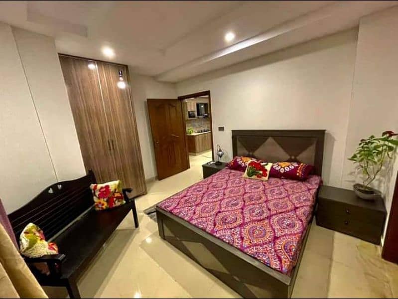 B-17 Daily basis 1bed fully furnished apartments available for rent 5
